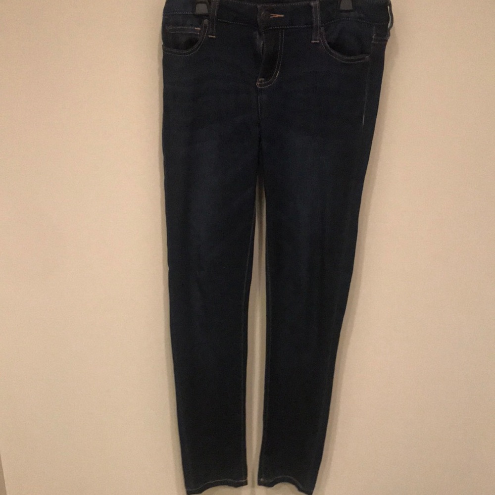 Celebrity pink dark wash jeans